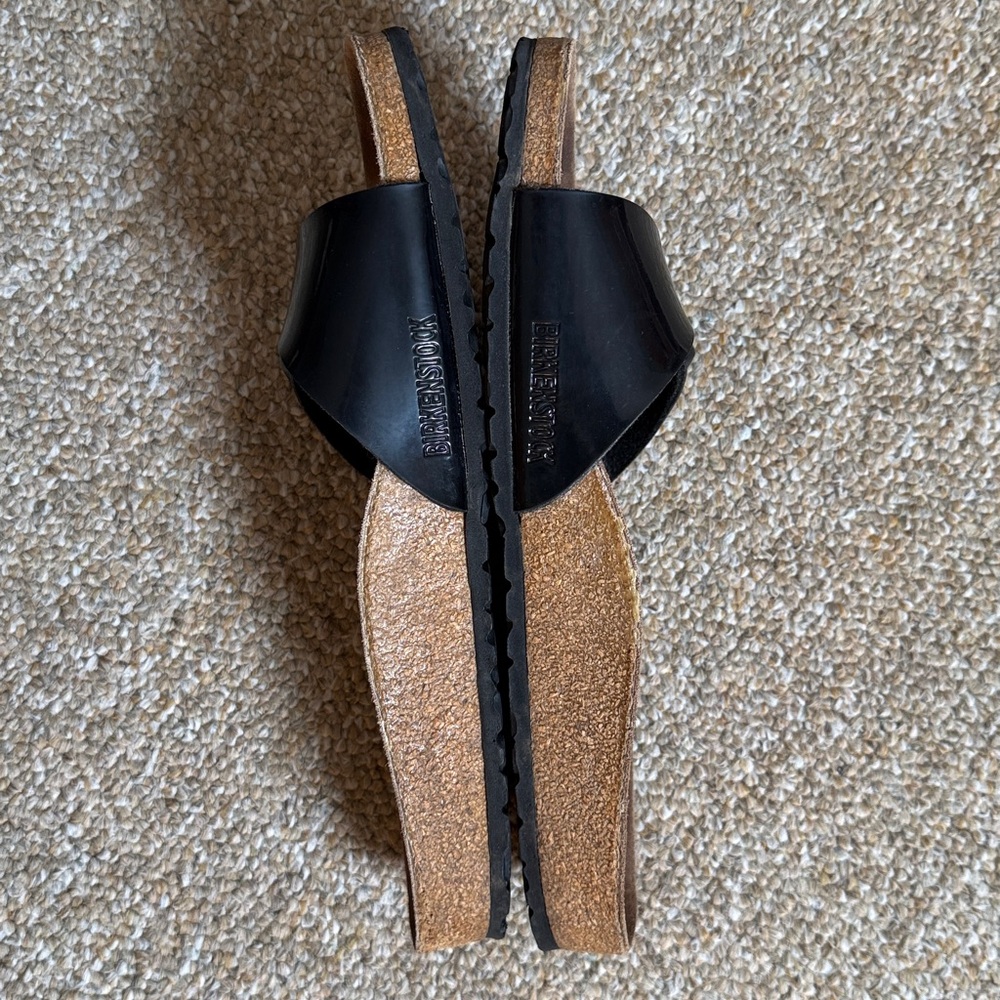 BIRKENSTOCK 270 Madrid Black Patent Sandals Ladies 11 / 42 - Picture 3 of 10